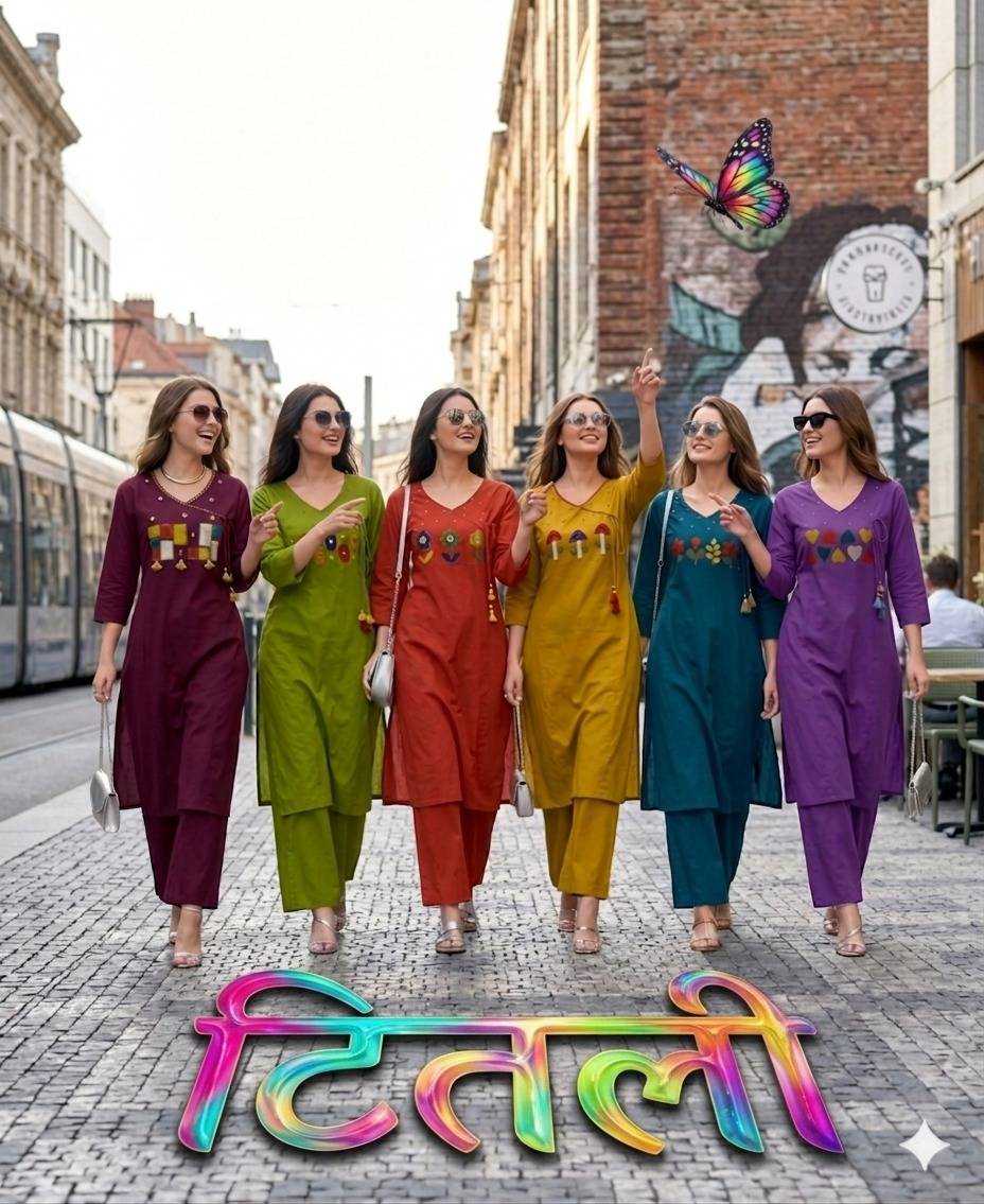  TITLI By Kaamiri 01 To 06 Series Beautiful Festive Suits Colorful Stylish Ajrakh Cotton readymade dresses At Wholesale Price